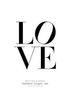 Love 2 - White (21x29,7 cm (A4))