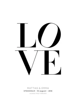 Love 2 - White (21x29,7 cm (A4))