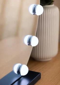 Makeupspejl Flawless Sort 47x50 cm