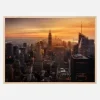 Manhattan's light Plakat (21x29.7 cm (A4))