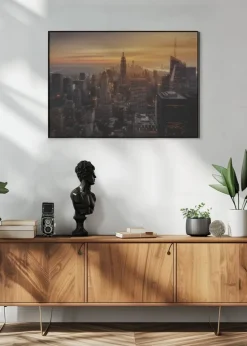 Manhattan's light Plakat (21x29.7 cm (A4))