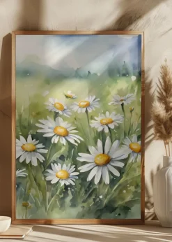 Margeriten Plakat (21x29.7 cm (A4))