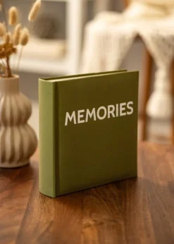 Memories Linen Album Grøn - 200 billeder i 10x15 cm