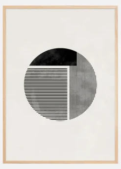 Minimalist round Plakat (21x29.7 cm (A4))