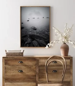 Misty Lake Plakat (21x29.7 cm (A4))