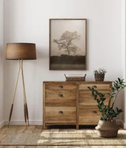 Misty Tree Plakat (21x29.7 cm (A4))