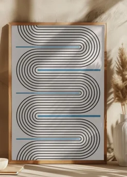 Modern Contemporary Balance No.4 Plakat (21x29.7 cm (A4))