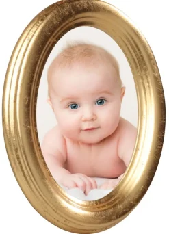 Molly ramme Oval Guld 18x24 cm