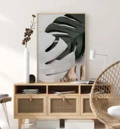 Monstera Colors Plakat (21x29.7 cm (A4))