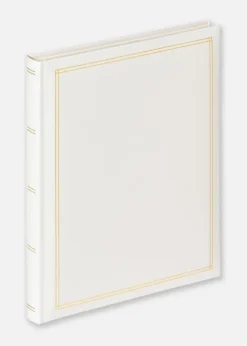 Monza Album selvhæftende Hvid - 25x30 cm (30 sider)