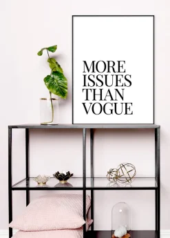 More Issues Than Vogue Plakat (21x29.7 cm (A4))