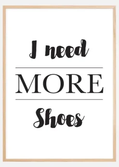 More Shoes Plakat (21x29.7 cm (A4))