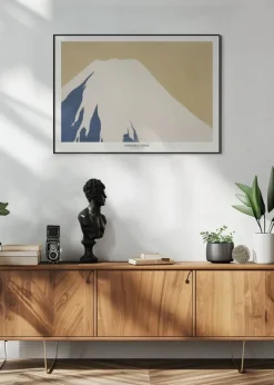Mount Fuji From Momoyogusa Plakat (21x29.7 cm (A4))