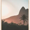 Mountain Sunset Plakat (21x29.7 cm (A4))