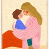 Mum Love Plakat (21x29.7 cm (A4))