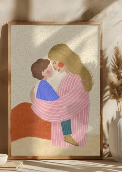 Mum Love Plakat (21x29.7 cm (A4))