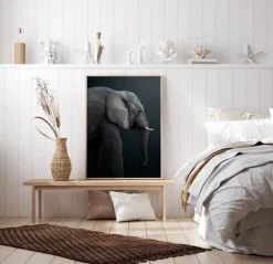 Namibian Elephant Plakat (21x29.7 cm (A4))