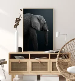 Namibian Elephant Plakat (21x29.7 cm (A4))