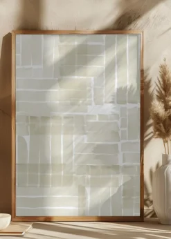 Neutral Tangle Grid 1 Plakat (21x29.7 cm (A4))