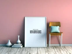 New day - NEW ADVENTURES Plakat (21x29.7 cm (A4))