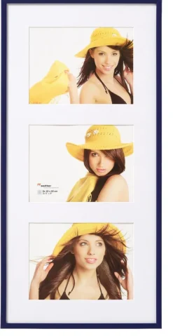 New Lifestyle Collageramme Blå - 3 Billeder (13x18 cm)