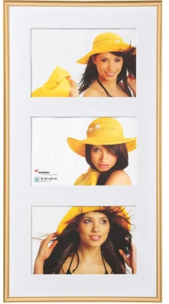New Lifestyle Collageramme Guld - 3 Billeder (13x18 cm)