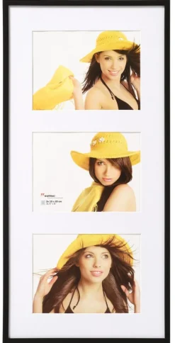 New Lifestyle Collageramme Sort - 3 Billeder (13x18 cm)