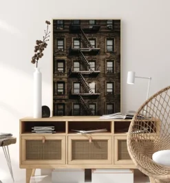 New York Fire Escape Plakat (21x29.7 cm (A4))