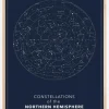 Northern hemisphere Dark Plakat (21x29.7 cm (A4))