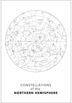 Northern hemisphere Plakat (21x29.7 cm (A4))