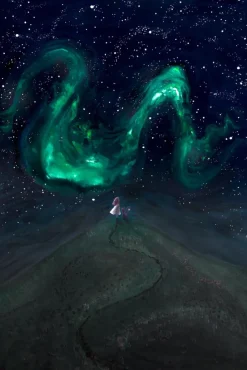 Northern Lights Plakat (21x29.7 cm (A4))