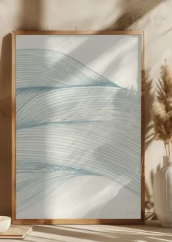 Ocean in lines 01 Plakat (21x29.7 cm (A4))