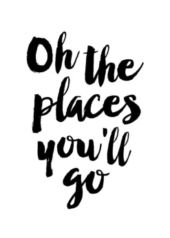 Oh the places you'll go Plakat (21x29.7 cm (A4))