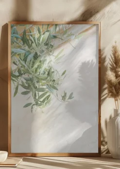 Olive Tree Leaves Plakat (21x29.7 cm (A4))