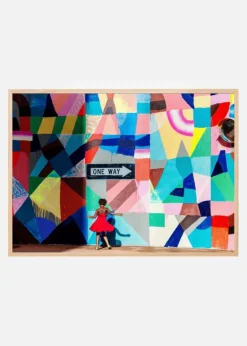 One way Plakat (21x29.7 cm (A4))