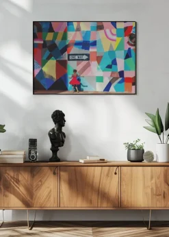 One way Plakat (21x29.7 cm (A4))