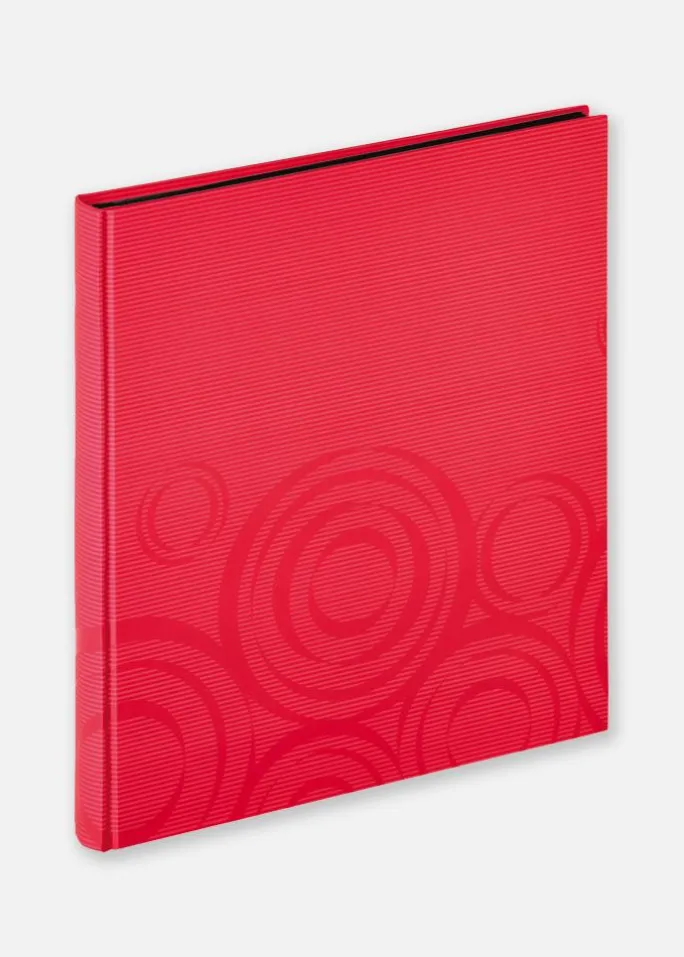 Orbit Rød - 30x33 cm (40 Sorte sider / 20 blade)