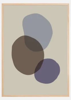 Organic Shapes Plakat (21x29.7 cm (A4))