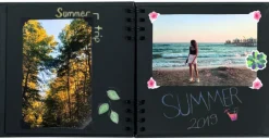 PAC Spiralalbum Sort - 18x18 cm (30 Sorte sider / 15 ark)