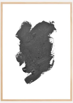 Paintbrush Black Plakat (21x29.7 cm (A4))