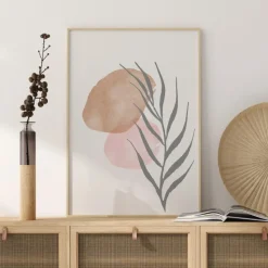 Painted Leaf II Plakat (21x29.7 cm (A4))