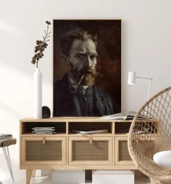 Painted Man With Pipe Plakat (21x29.7 cm (A4))