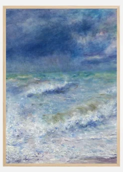 Painted Waves Plakat (21x29.7 cm (A4))