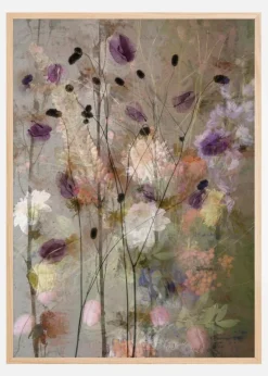 Painterly Flowers Plakat (21x29.7 cm (A4))