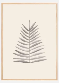 Palm Leaf Ink Plakat (21x29.7 cm (A4))