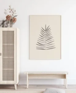 Palm Leaf Ink Plakat (21x29.7 cm (A4))