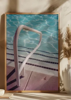 Palm Springs Pool Day Plakat (21x29.7 cm (A4))