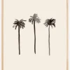 Palm Trees Ink Plakat (21x29.7 cm (A4))