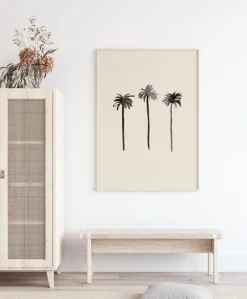 Palm Trees Ink Plakat (21x29.7 cm (A4))