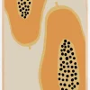 Papaya Fruit Plakat (21x29.7 cm (A4))
